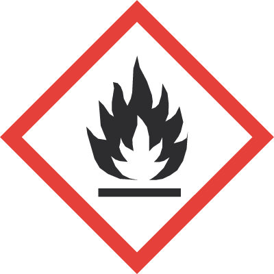 Pictogramme représentant un produit inflammable : Je m'enflamme 🔥