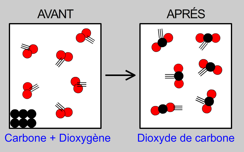 Modélisation de la combustion du carbone avec dioxygène