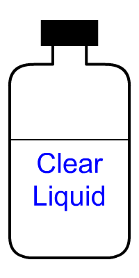 clear liquid