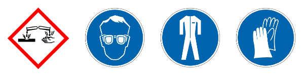 Hydrochloric acid pictograms